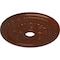 Ekena Millwork Palmetto Medallion (Canopies up to 3 5/8"), 23 5/8"OD x 3 5/8"ID x 1 5/8"P, Burnished Mahogany CM23PMBMC - alternate 3